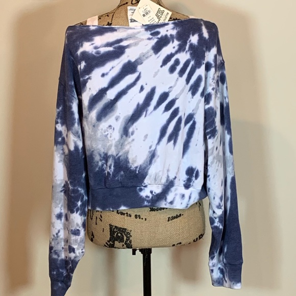 VS Pink US Navy Cropped Crew - Picture 3 of 5